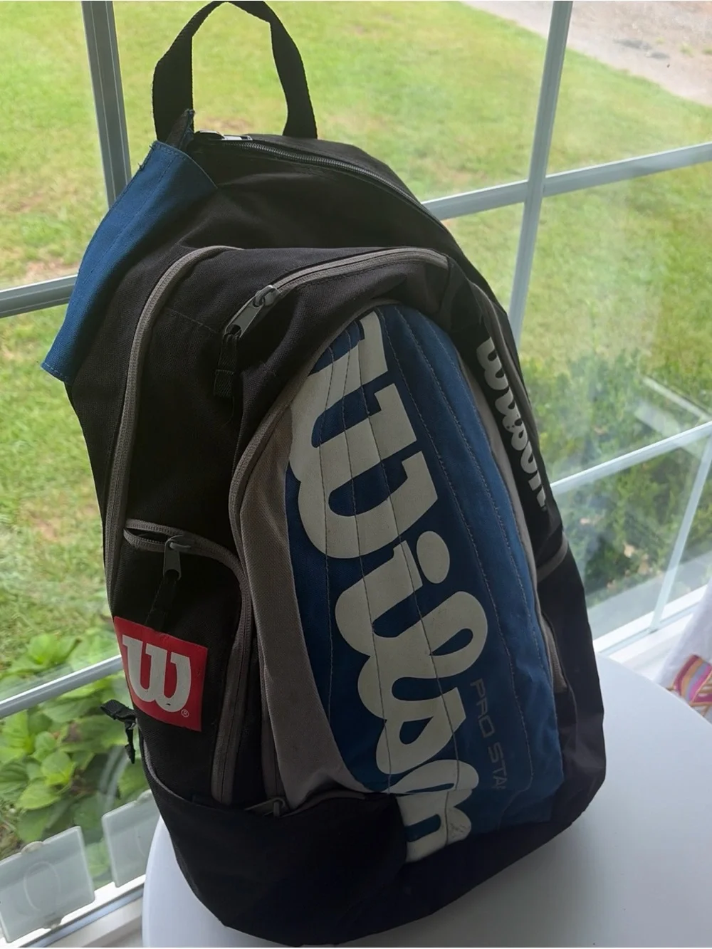Wilson Black and Blue Men's Athletic Backpack